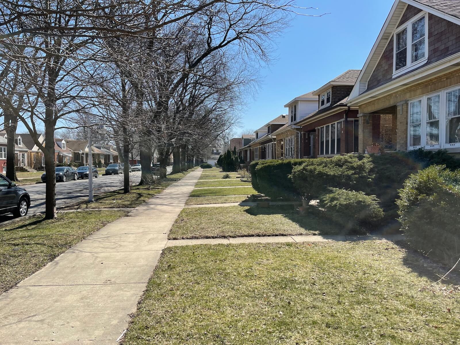 a neighborhood in portage park