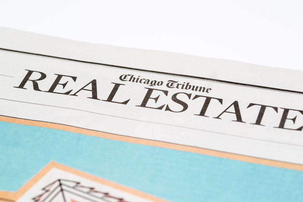 chicago tribune newspaper real estate section